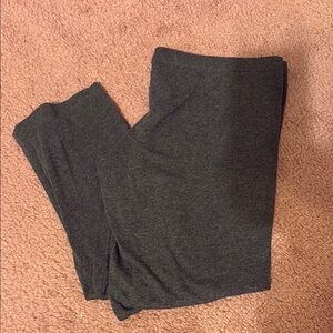 Grey Capri Leggings